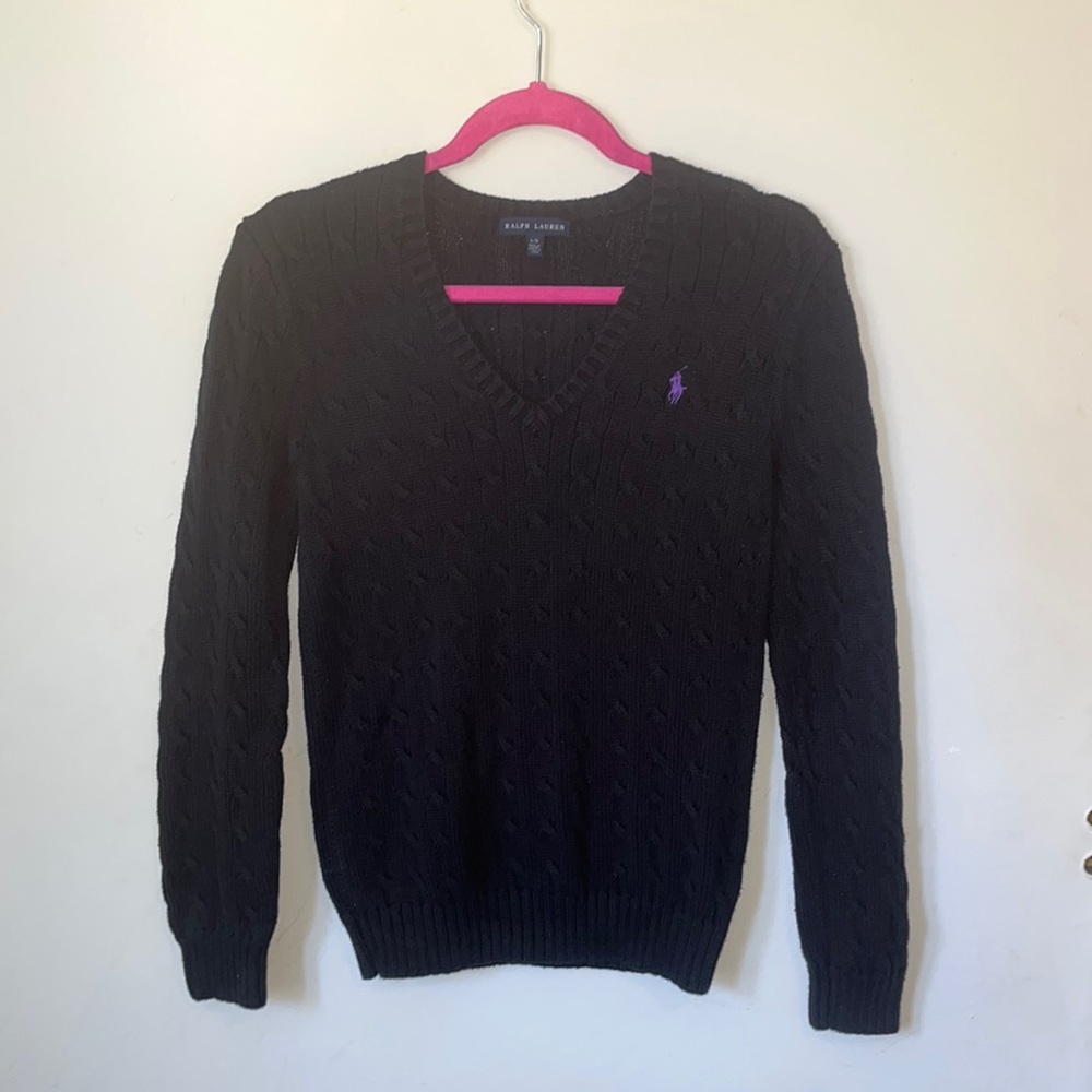 Black Ralph Lauren knit sweater